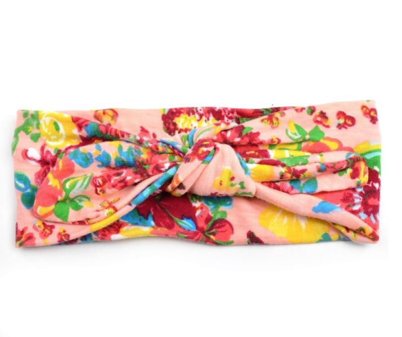 Printed Bow Baby Headband