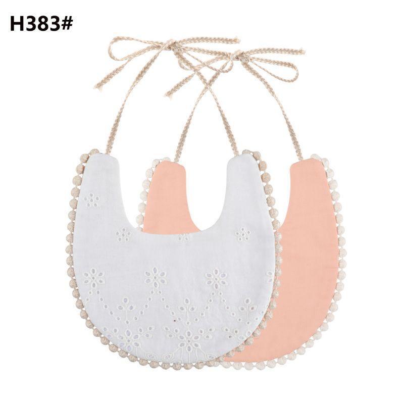 Double-Sided Tassel Baby Bib