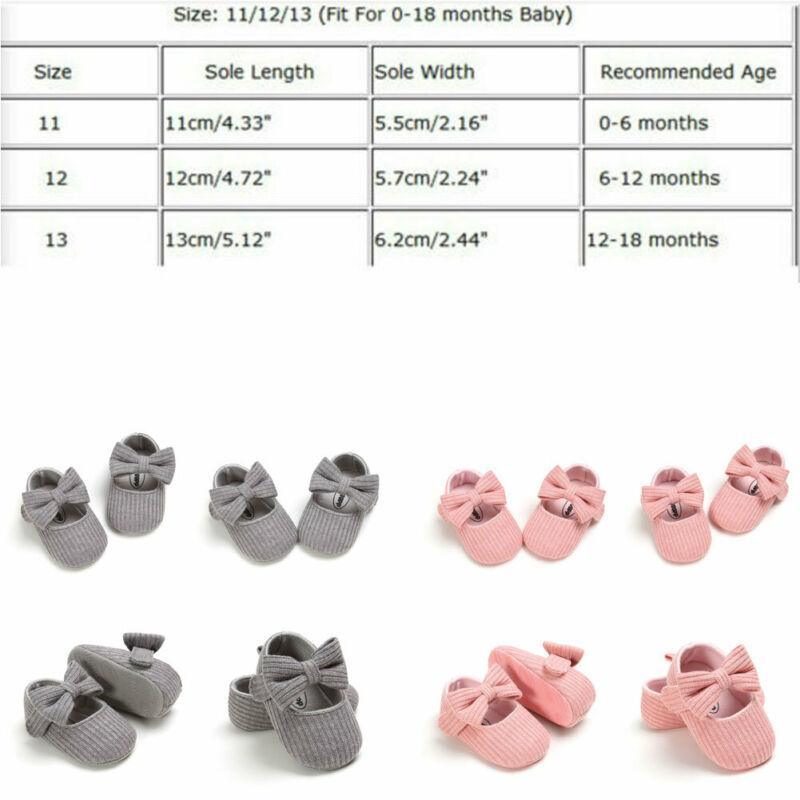 Bowknot Soft-Sole Baby Girl First Walker Shoes