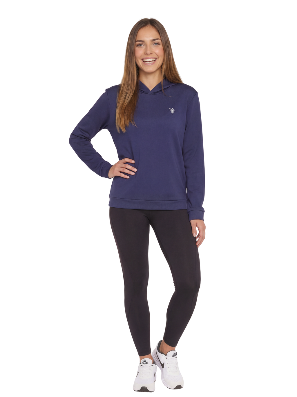 Women’s Hillside Performance Hoodie – Navy