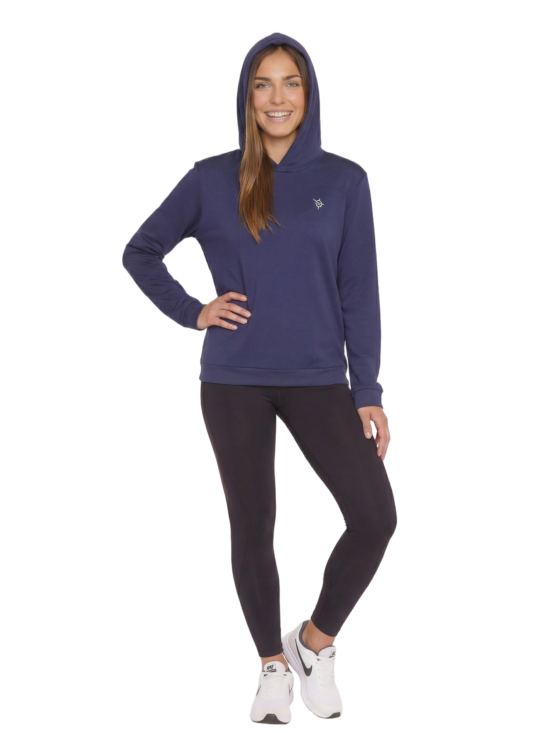Women’s Hillside Performance Hoodie – Navy
