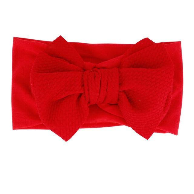 Nylon Bow Baby Headband