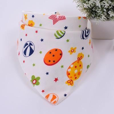 Cartoon Cotton Baby Bib