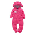 Cozy Fleece Animal Baby Romper – product view 7