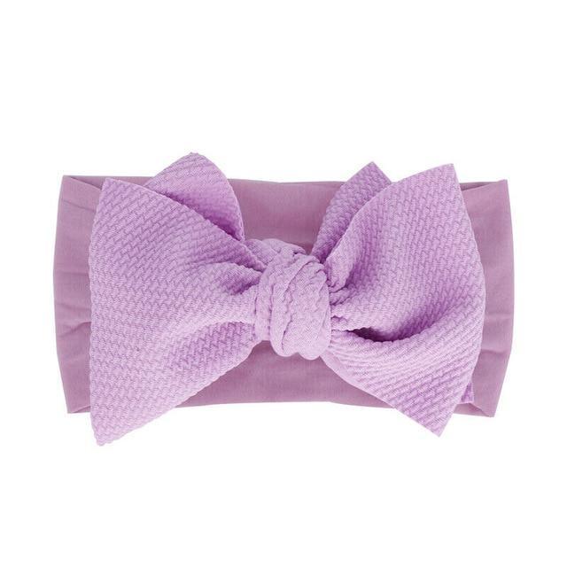 Nylon Bow Baby Headband