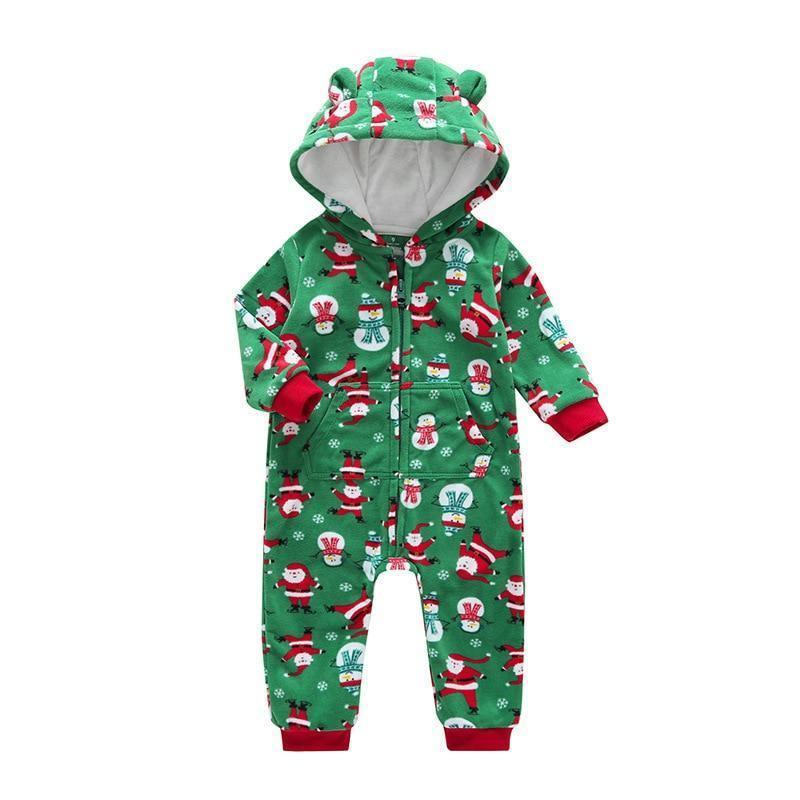 Cozy Fleece Animal Baby Romper – product view 20