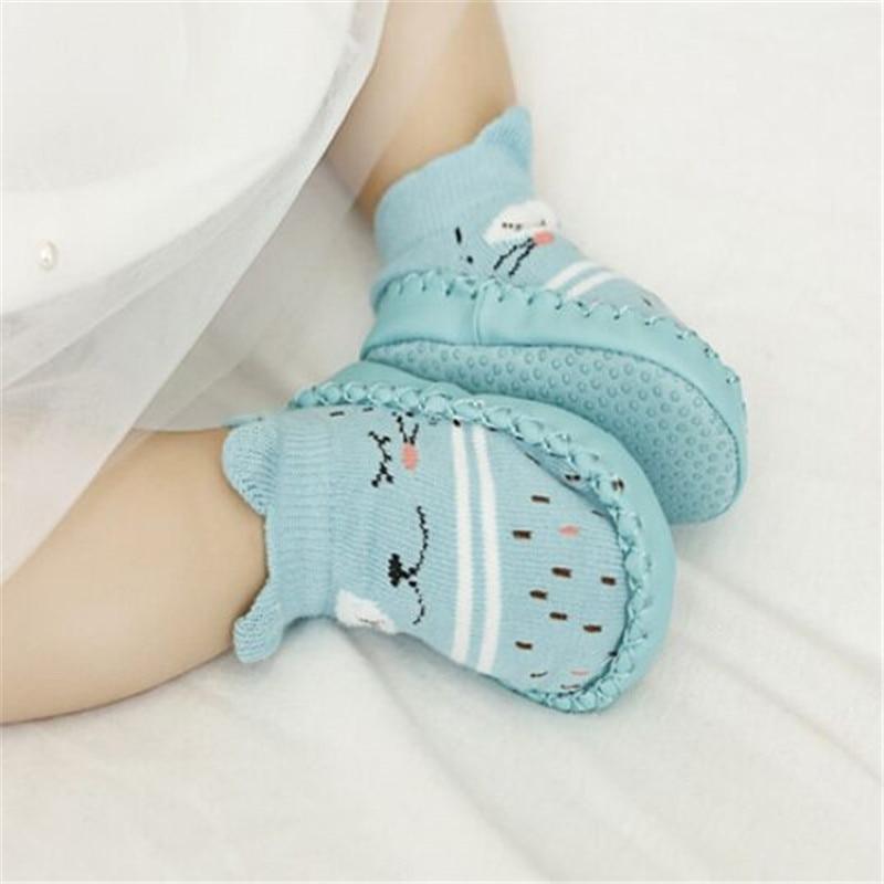 Soft-Sole Leather Baby First Walker Shoes