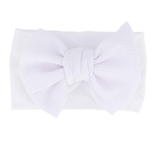 Nylon Bow Baby Headband