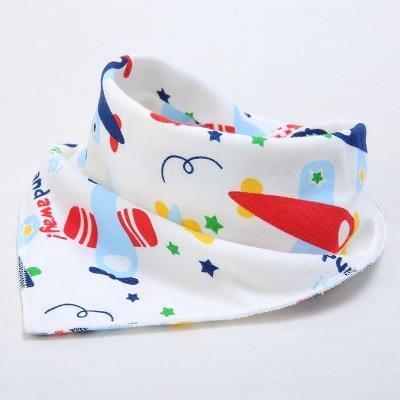 Cartoon Cotton Baby Bib
