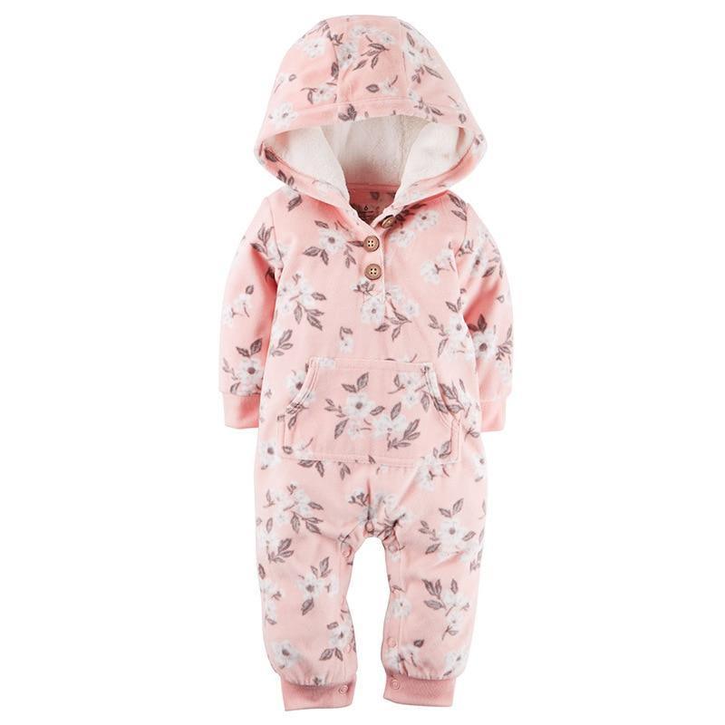 Cozy Fleece Animal Baby Romper – product view 9