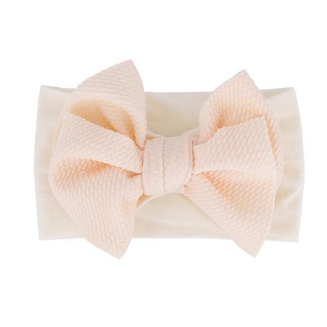 Nylon Bow Baby Headband