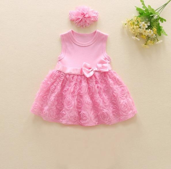 Pink Tulle Baby Girl Party Dress
