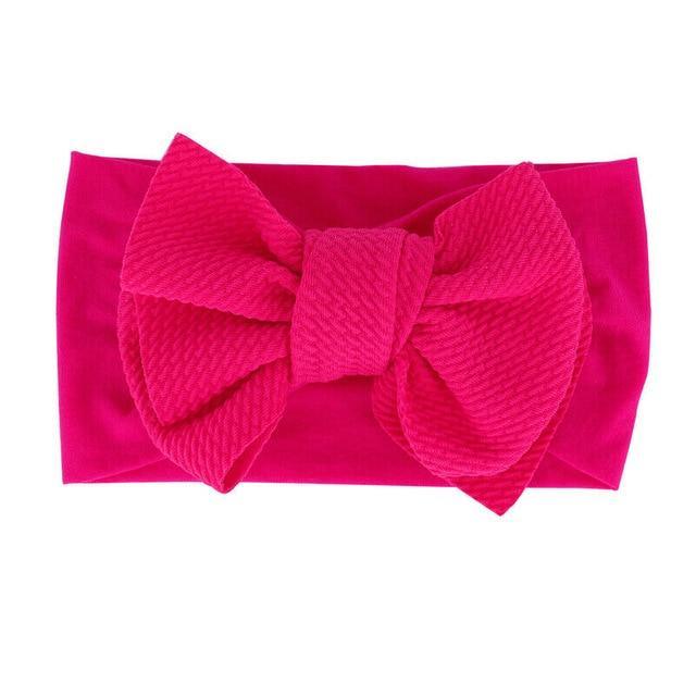 Nylon Bow Baby Headband