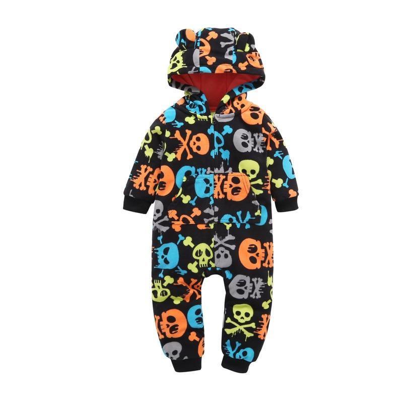 Cozy Fleece Animal Baby Romper – product view 26