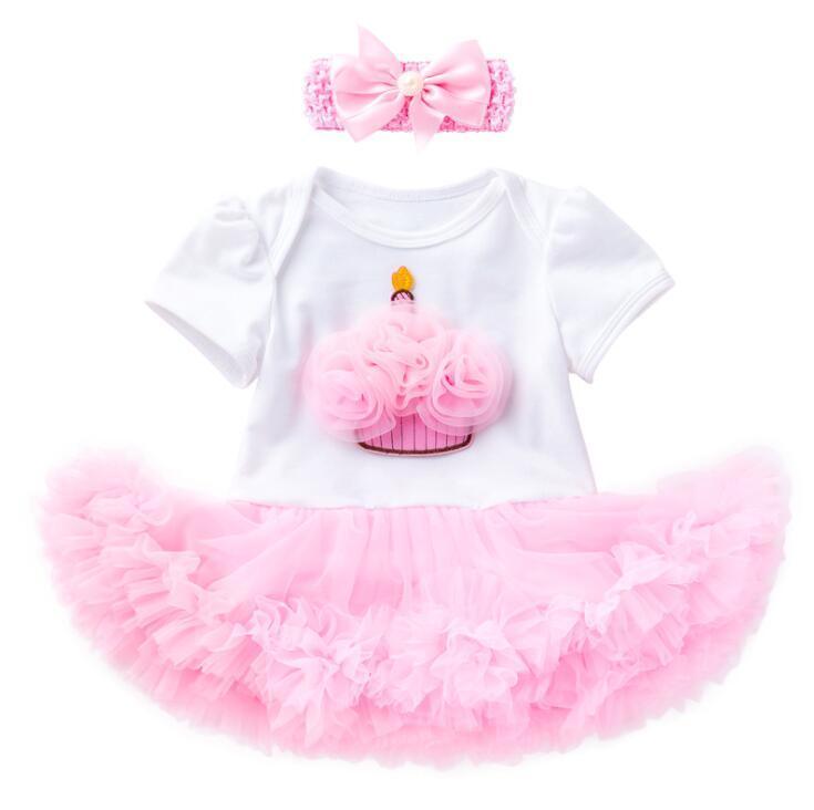 Pink Tulle Baby Girl Party Dress