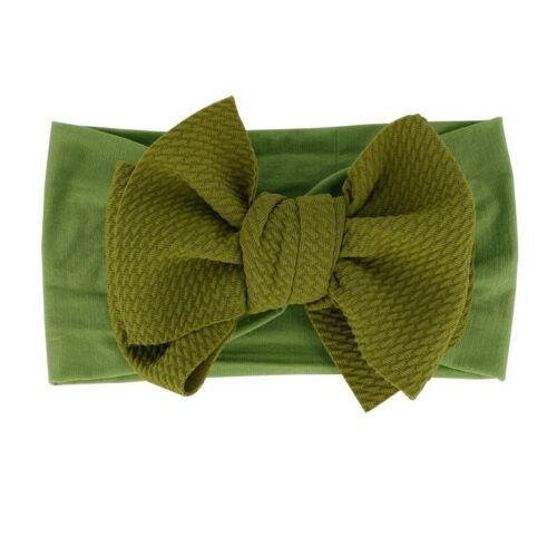 Nylon Bow Baby Headband