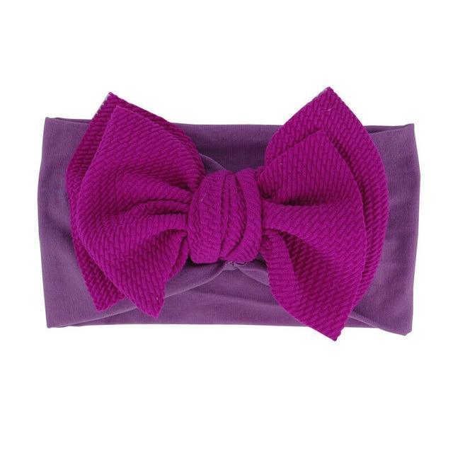Nylon Bow Baby Headband