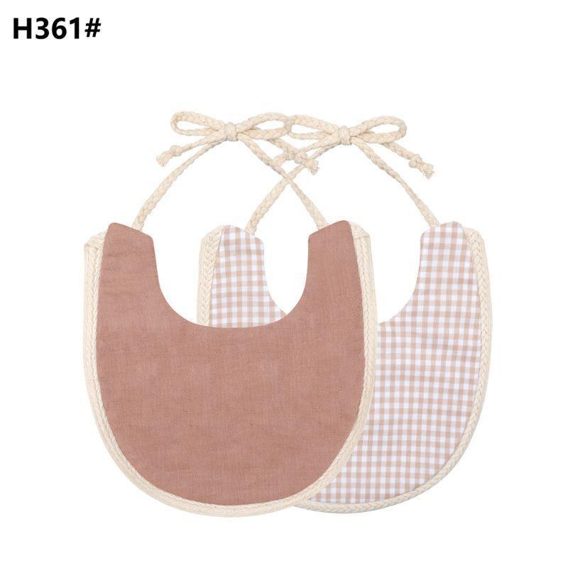 Double-Sided Tassel Baby Bib