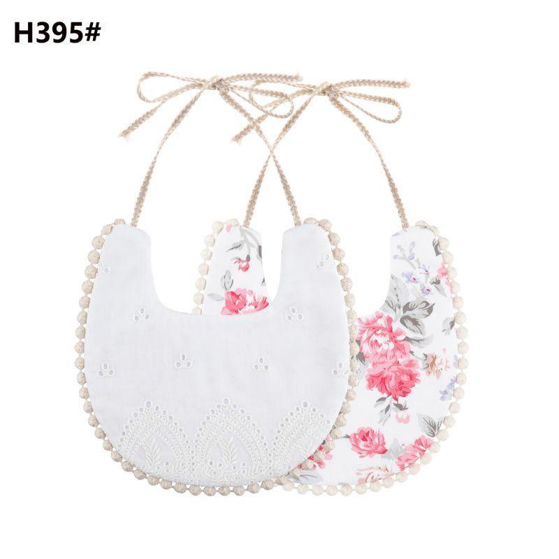 Double-Sided Tassel Baby Bib