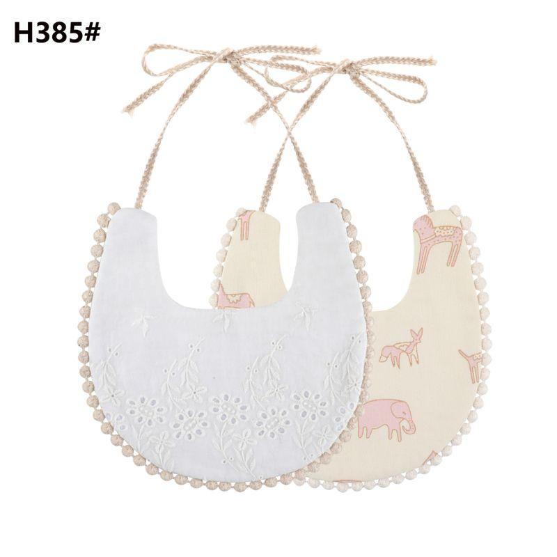 Double-Sided Tassel Baby Bib