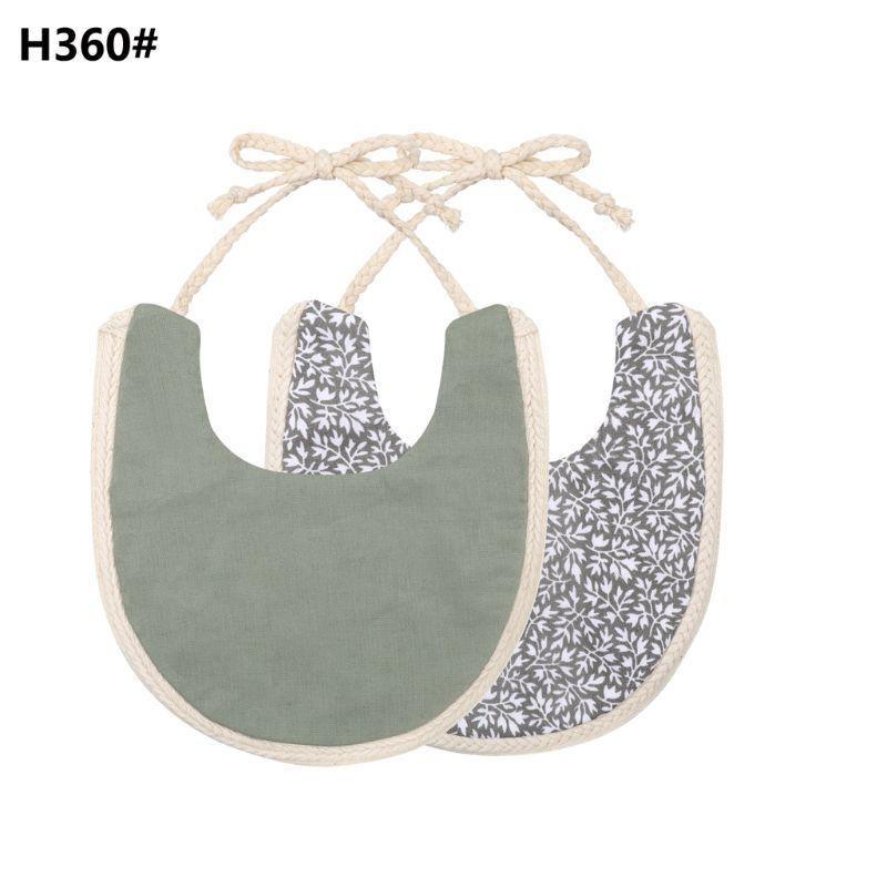 Double-Sided Tassel Baby Bib