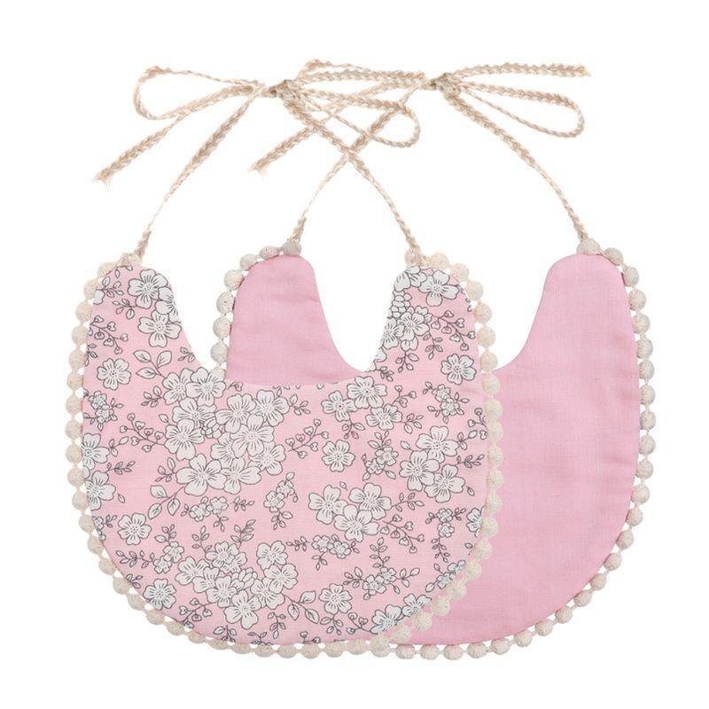Double-Sided Tassel Baby Bib