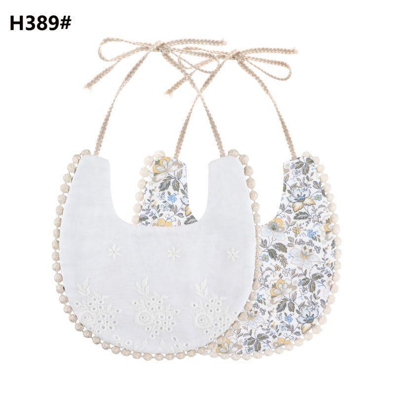 Double-Sided Tassel Baby Bib