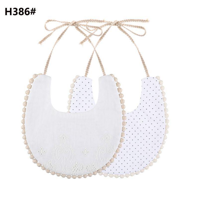 Double-Sided Tassel Baby Bib