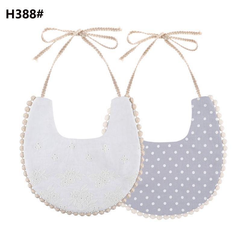 Double-Sided Tassel Baby Bib