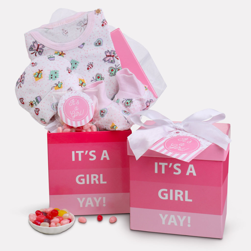 It’s a Girl New Baby Gift Basket