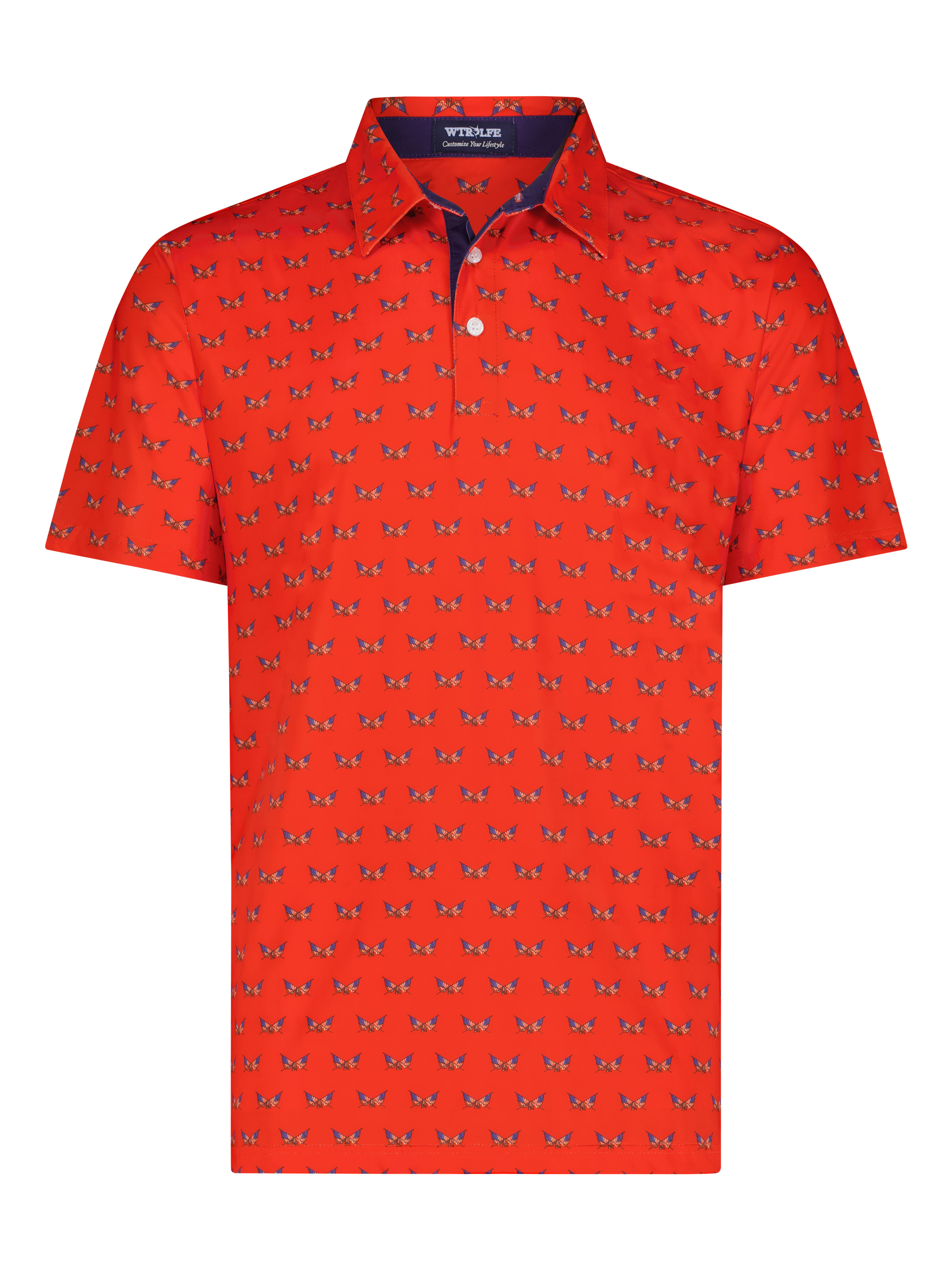 Independence Performance Golf Polo – Red