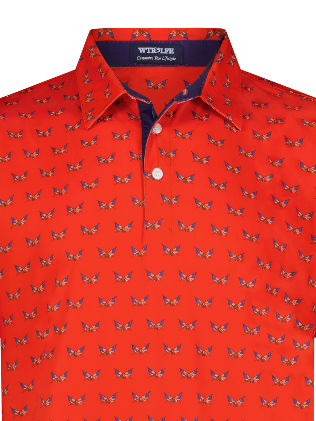 Independence Performance Golf Polo – Red
