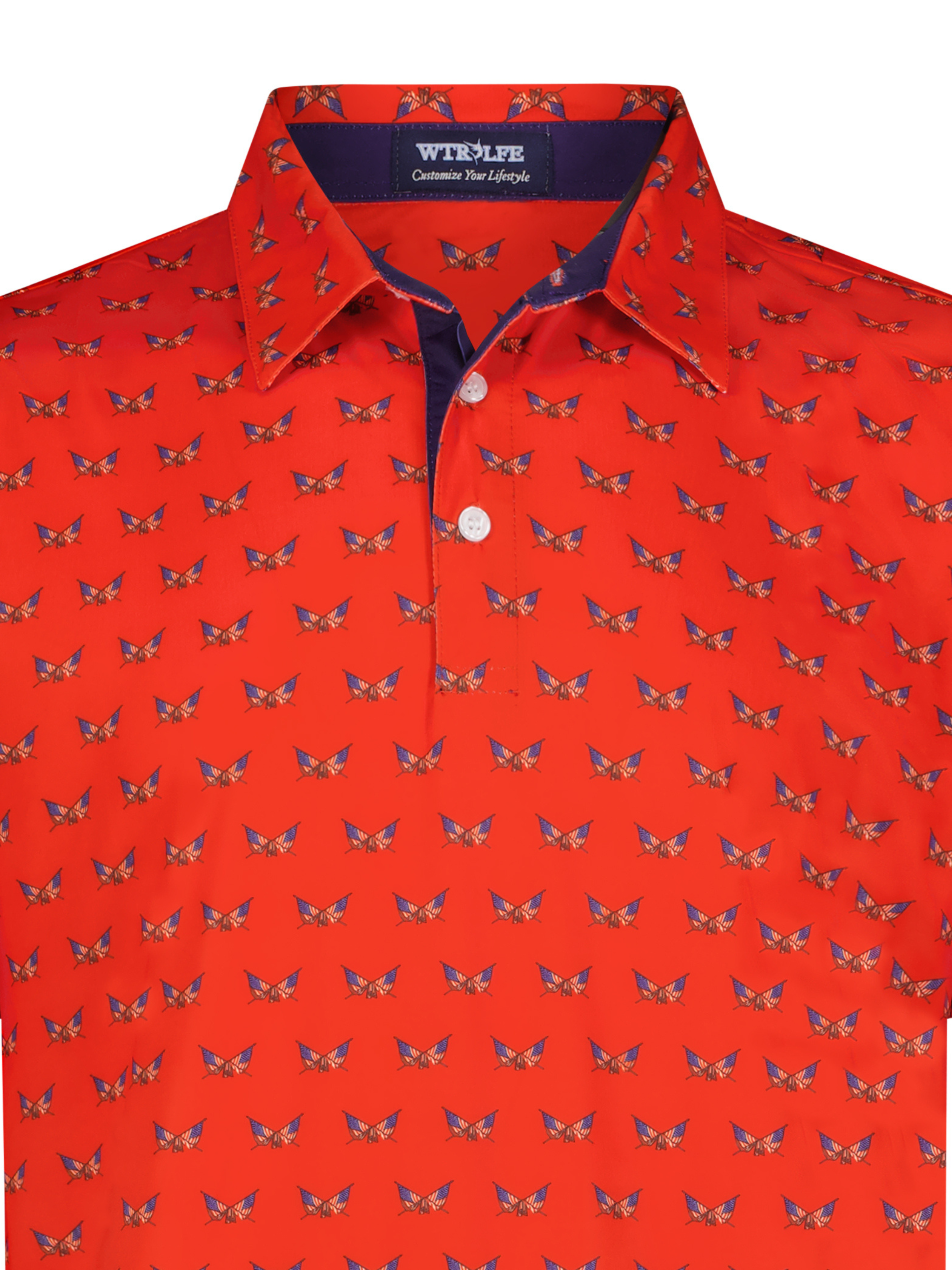 Independence Performance Golf Polo – Red