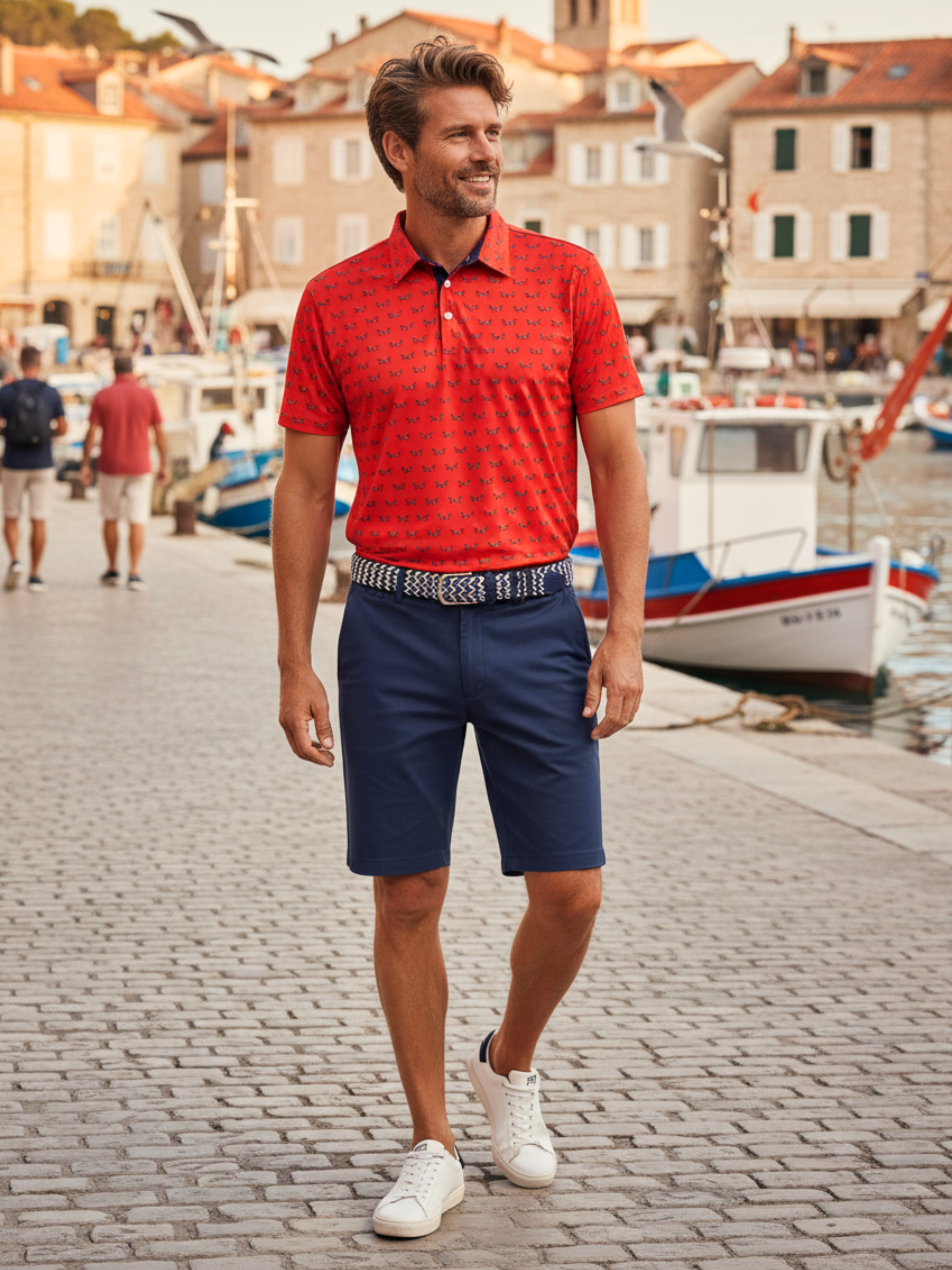 Independence Performance Golf Polo – Red