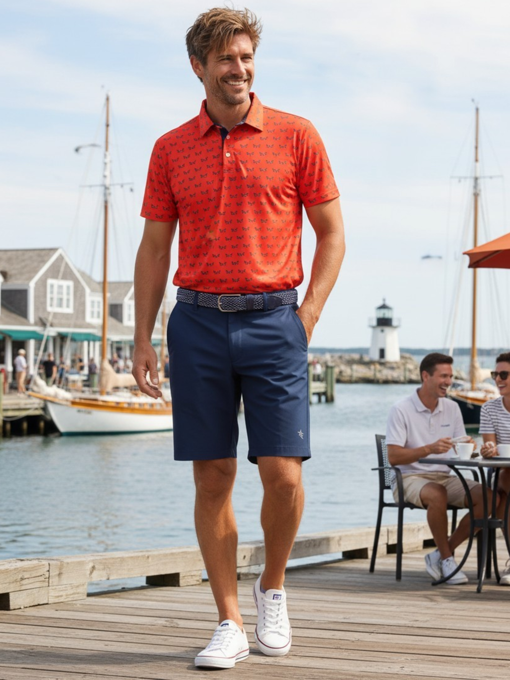 Independence Performance Golf Polo – Red