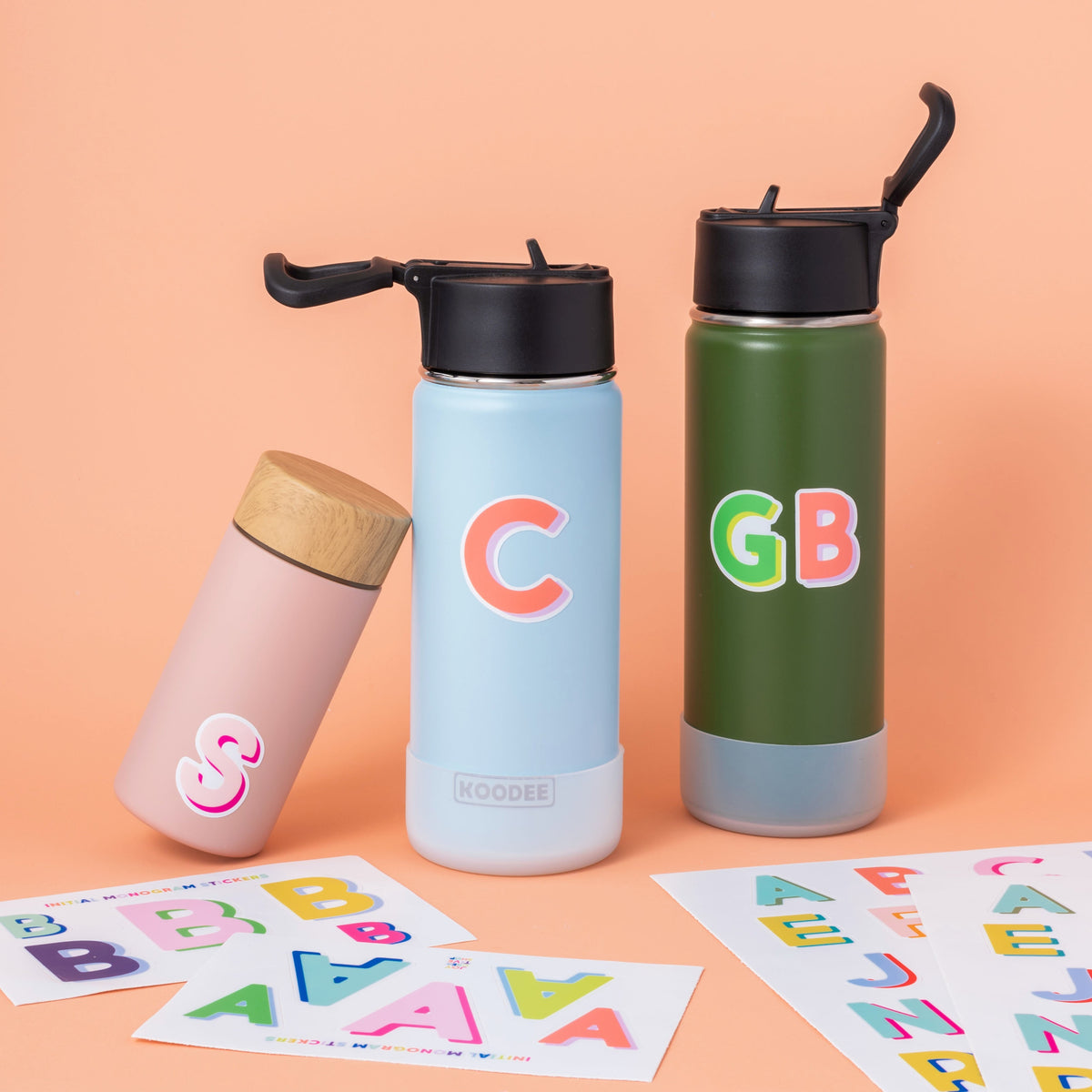Bright Vinyl Alphabet Stickers – A to Z