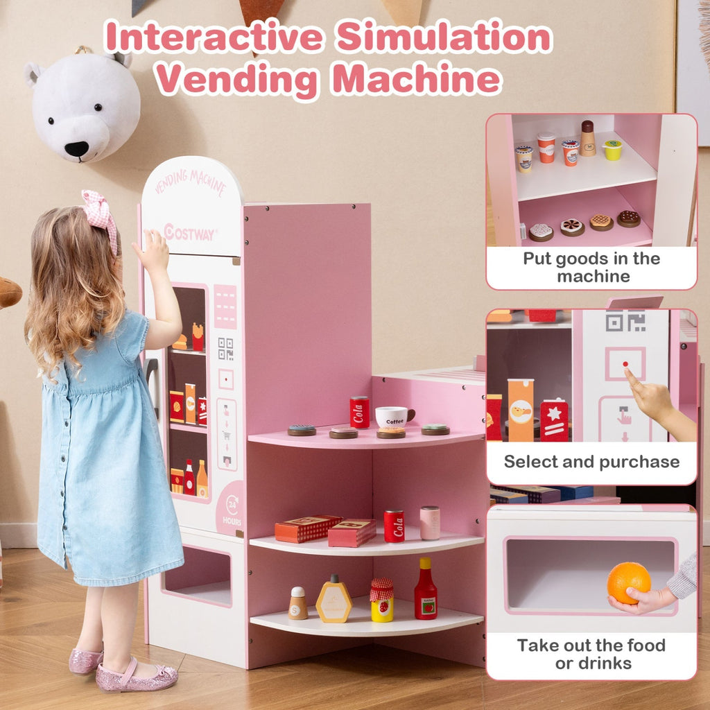 Kids Grocery Store Playset with Cash Register & POS
