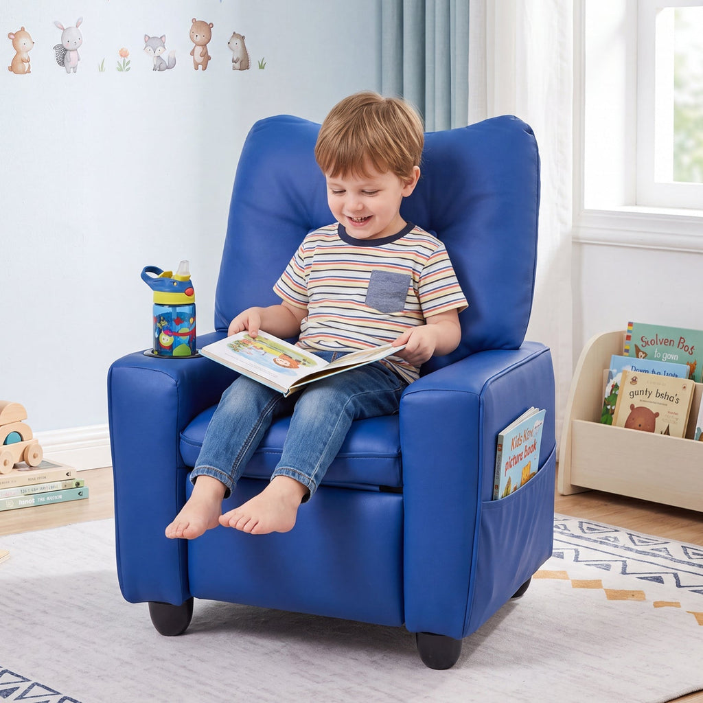 Kids Recliner Chair – Pink or Blue