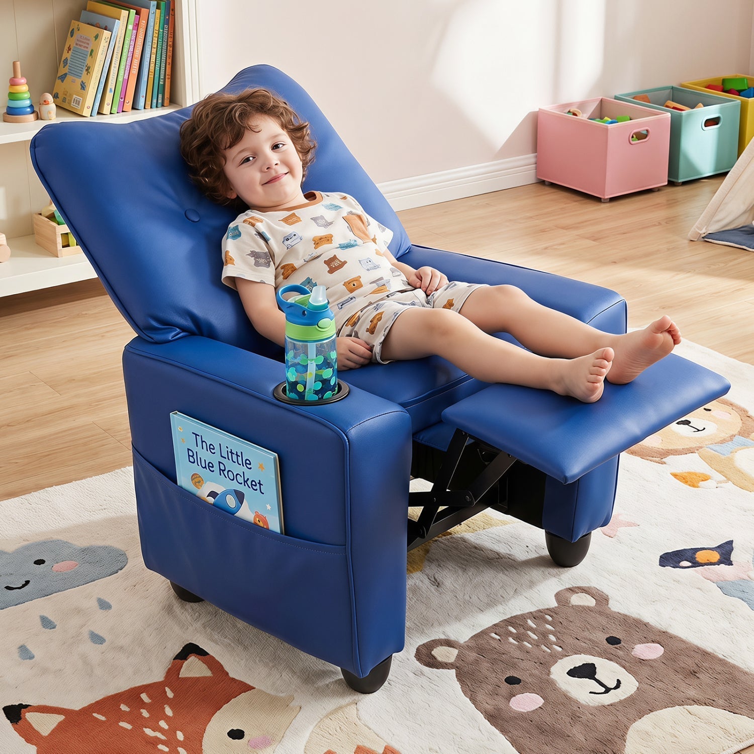 Kids Recliner Chair – Pink or Blue