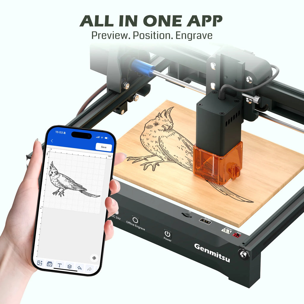 Genmitsu Kortek Compact Laser Engraver