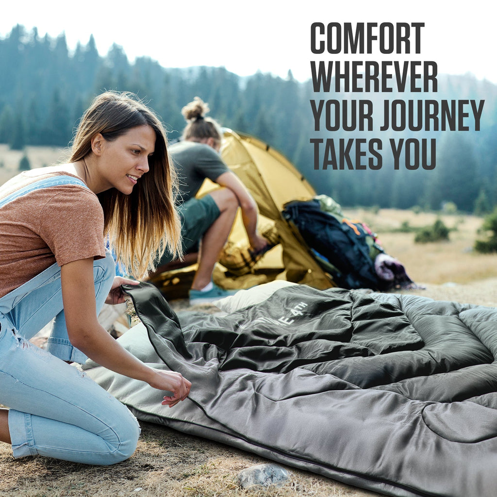 Lightweight Double Sleeping Bag for Two