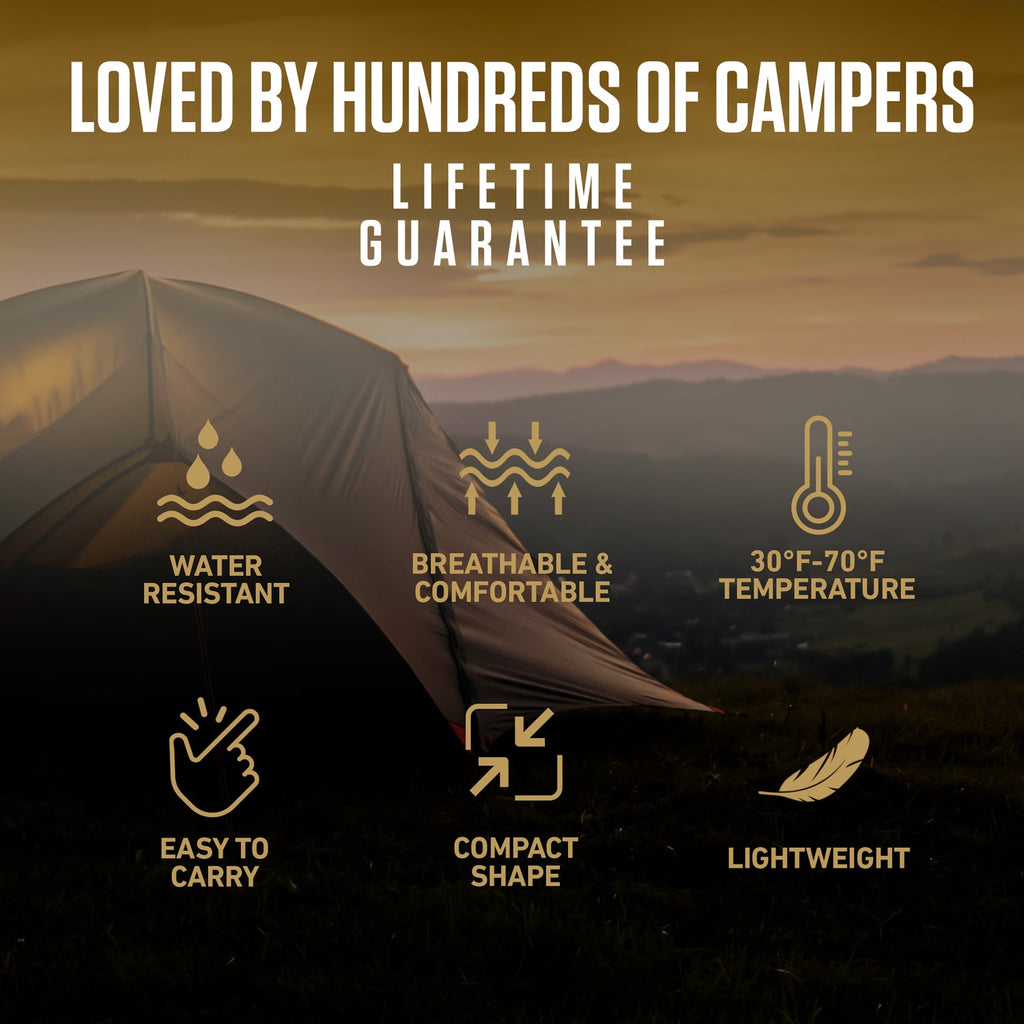 Lightweight Double Sleeping Bag for Two
