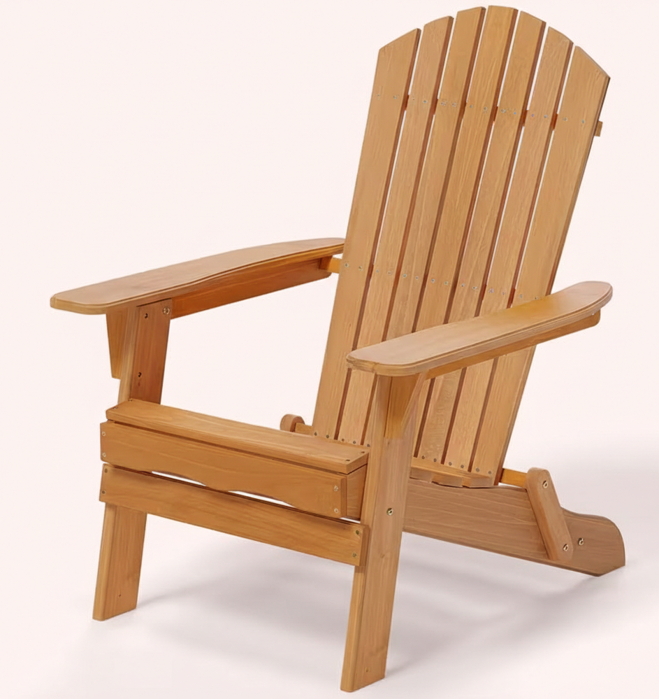 Folding Wooden Adirondack Chair