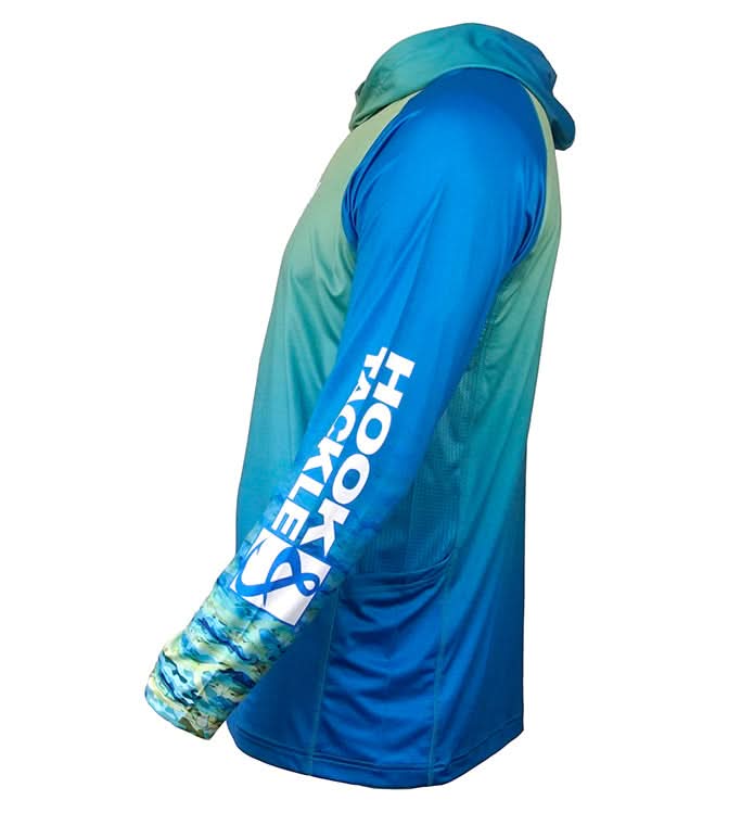 Men’s Mahi Camo UV Fishing Hoodie with Gaiter