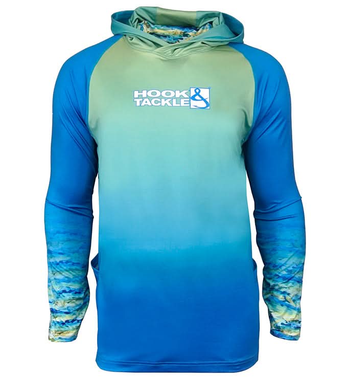 Men’s Mahi Camo UV Fishing Hoodie with Gaiter