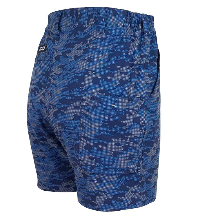 Men’s Dot Camo Beer Can Stretch Fishing Shorts