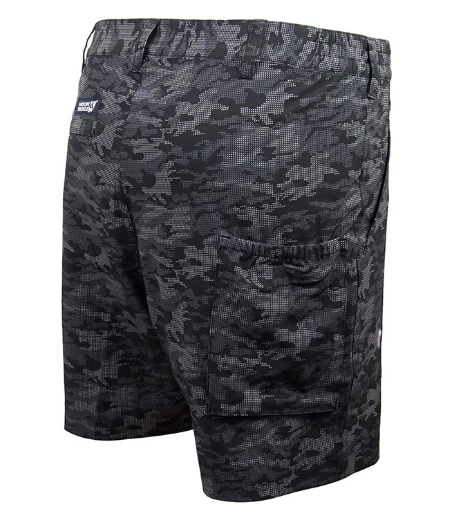 Men’s Dot Camo Beer Can Stretch Fishing Shorts