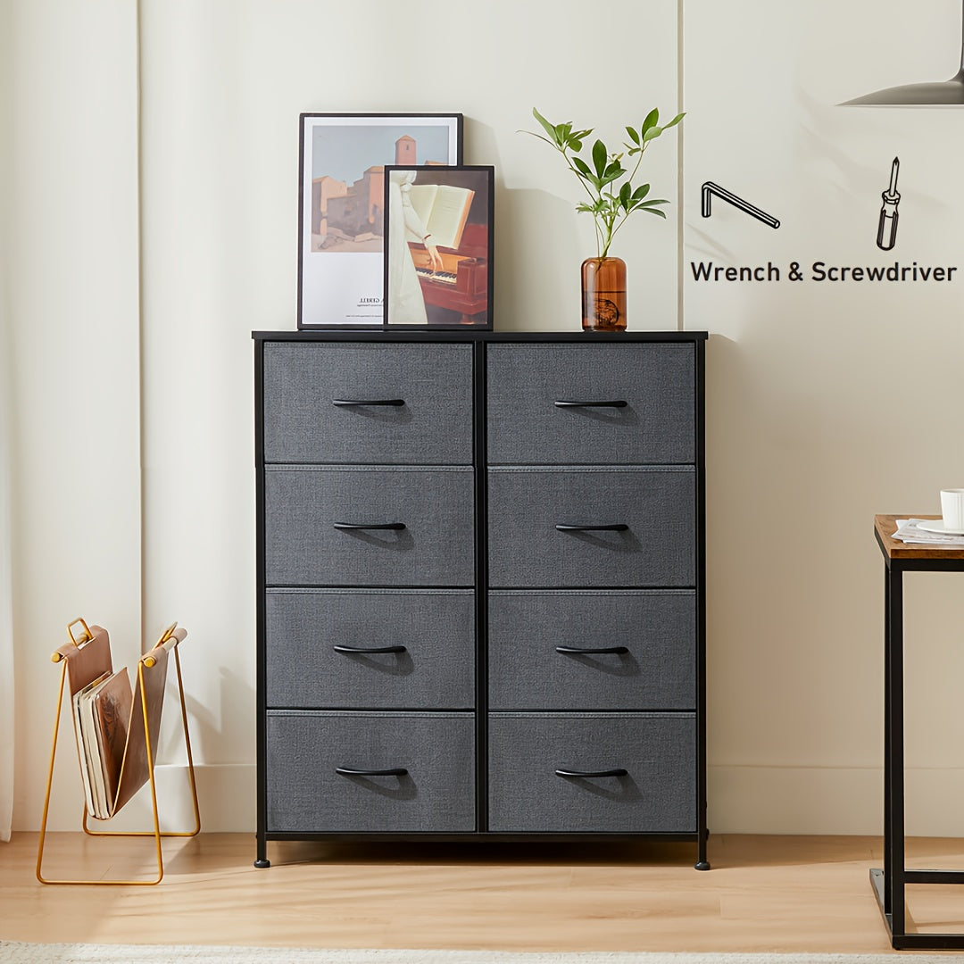 8-Drawer Fabric Storage Dresser