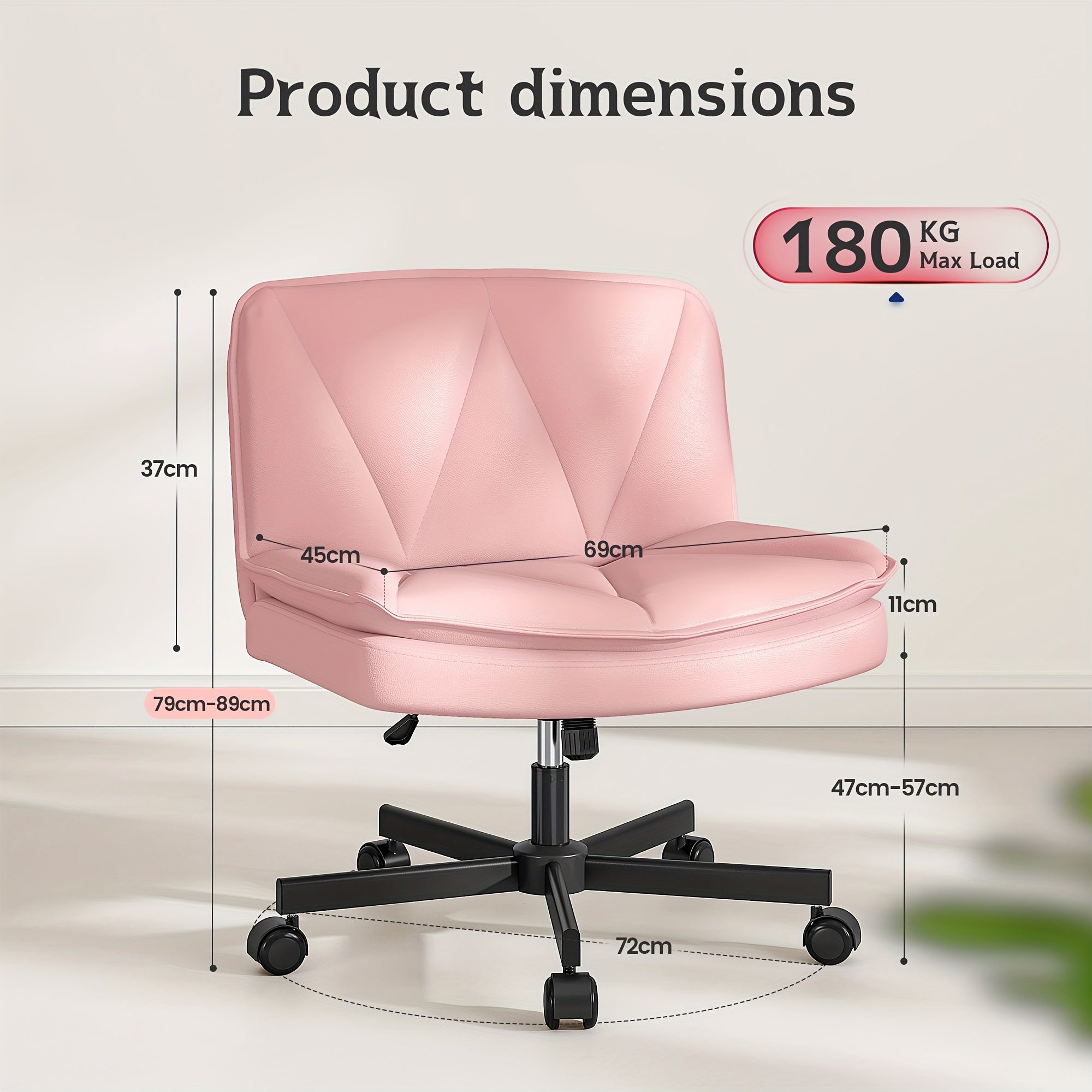 27-Inch Criss-Cross Office Chair