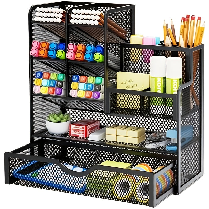 Multi-Layer Mesh Desk Organizer